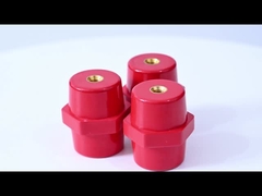 Epoxy Resin Low Voltage Isolator สนับสนุนบัสบาร์ไอโซเลเตอร์ SM25-M5 ทองแดงเส้นสแตนดอฟไอโซเลเตอร์เรา