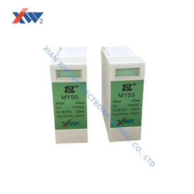75V 20kA 40kA เครื่องป้องกันแรงกระตุ้นระยะเดียว