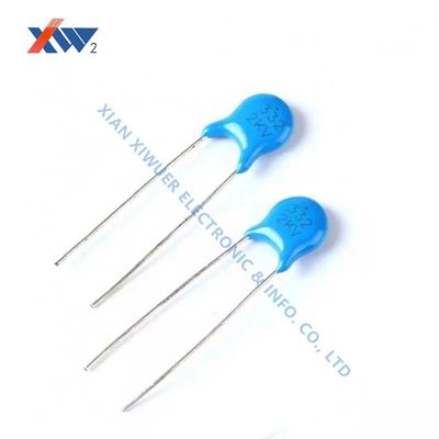 ตัวเก็บประจุเซรามิก 3KVAC 82PF สำหรับสายไฟที่มีการสูญเสียไดอิเล็กทริก < 0.004 สำหรับสวิตช์เกียร์แรงดันสูง