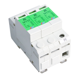 อุปกรณ์ป้องกันการกระตุ้นแบบโมดูล (SPD) สําหรับระบบ TN-C (วงจร 3+0) MYS5-385/20-3P (NS)