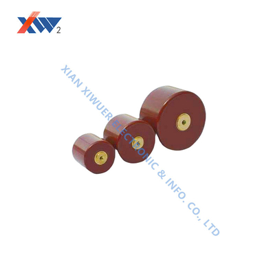 20KV ความดันสูง หมุนประตู คอนเดสซิเตอร์ ยางเอโป๊กซี่ 600 PF คอนเดสซิเตอร์ที่ใช้สําหรับไฟฟ้าแรงกระตุ้น DC